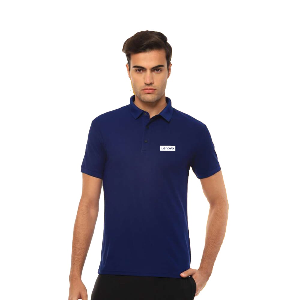 Hummel Jaye Polo Poly Tshirt-Navy Blue
